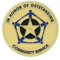 Motivational Mylar Insert Disc (Outstanding Community Service)